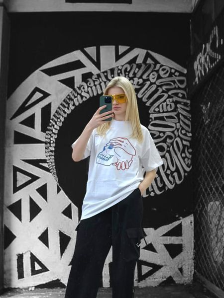 Футболка череп біла VG-TSHIRT-SKULL-WH-S фото Футболка череп біла VG-TSHIRT-SKULL-WH-S фото