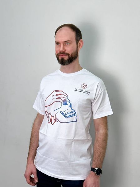 Футболка череп біла VG-TSHIRT-SKULL-WH-S фото Футболка череп біла VG-TSHIRT-SKULL-WH-S фото