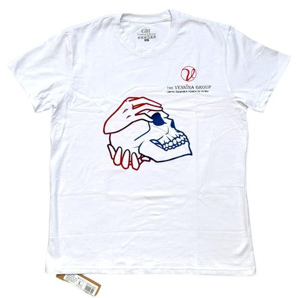 Футболка череп біла VG-TSHIRT-SKULL-WH-S фото Футболка череп біла VG-TSHIRT-SKULL-WH-S фото