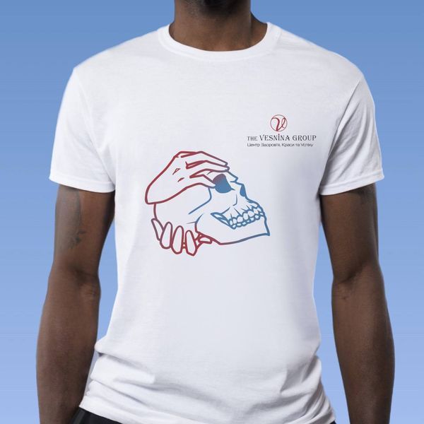 Футболка череп біла VG-TSHIRT-SKULL-WH-S фото Футболка череп біла VG-TSHIRT-SKULL-WH-S фото