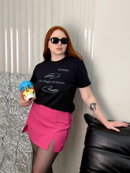 Футболка магия прикосновения черная VG-TSHIRT-MGT-BK-S фото